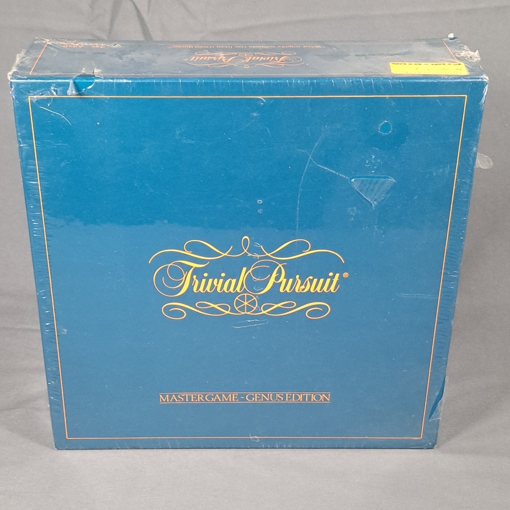 VTG Trivial Pursuit Master Game Genus Edition 1981 Sealed Board‎ Game Toys R Us
